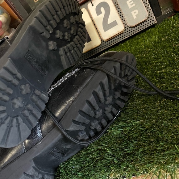 Cadillac Men's Army Black Carpenter Boots Size - Picture 7 of 13